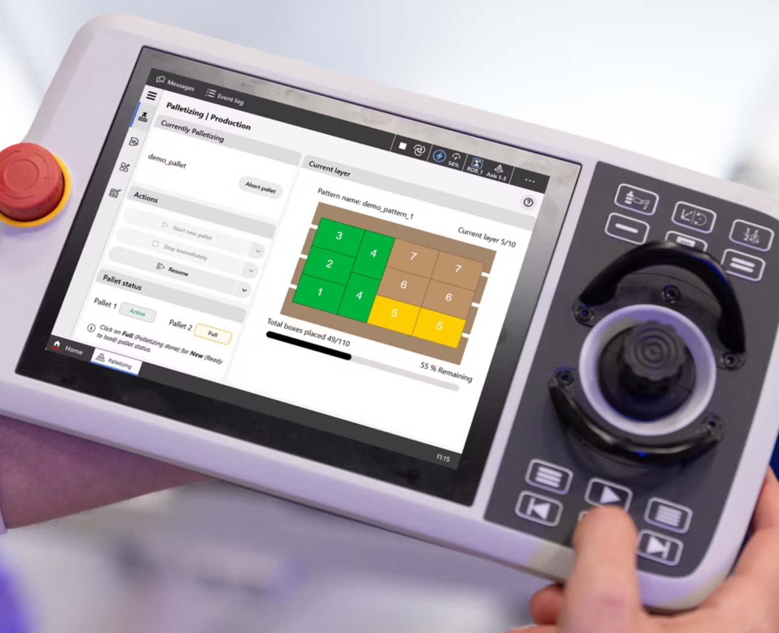 ABB Palletizing App screenshot 1